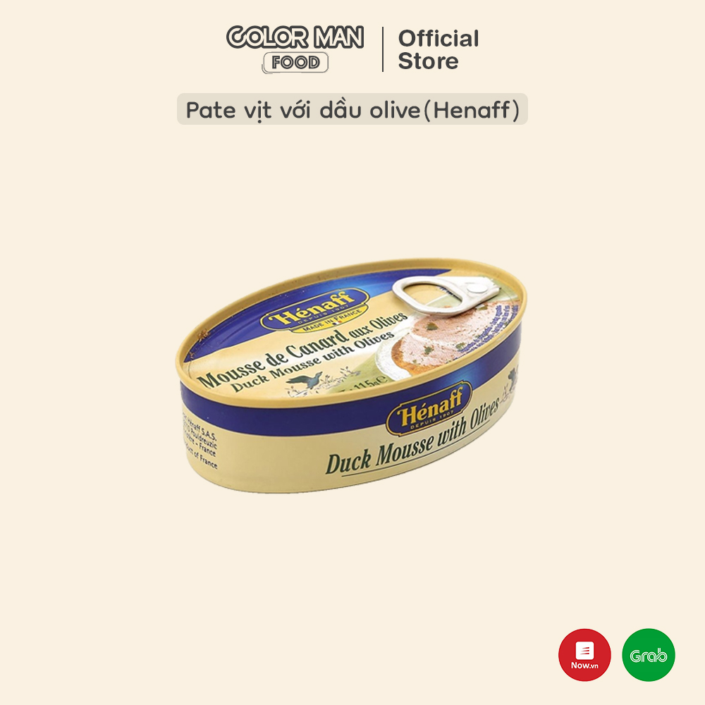 Pate vịt với dầu olive 115g (Henaff)
