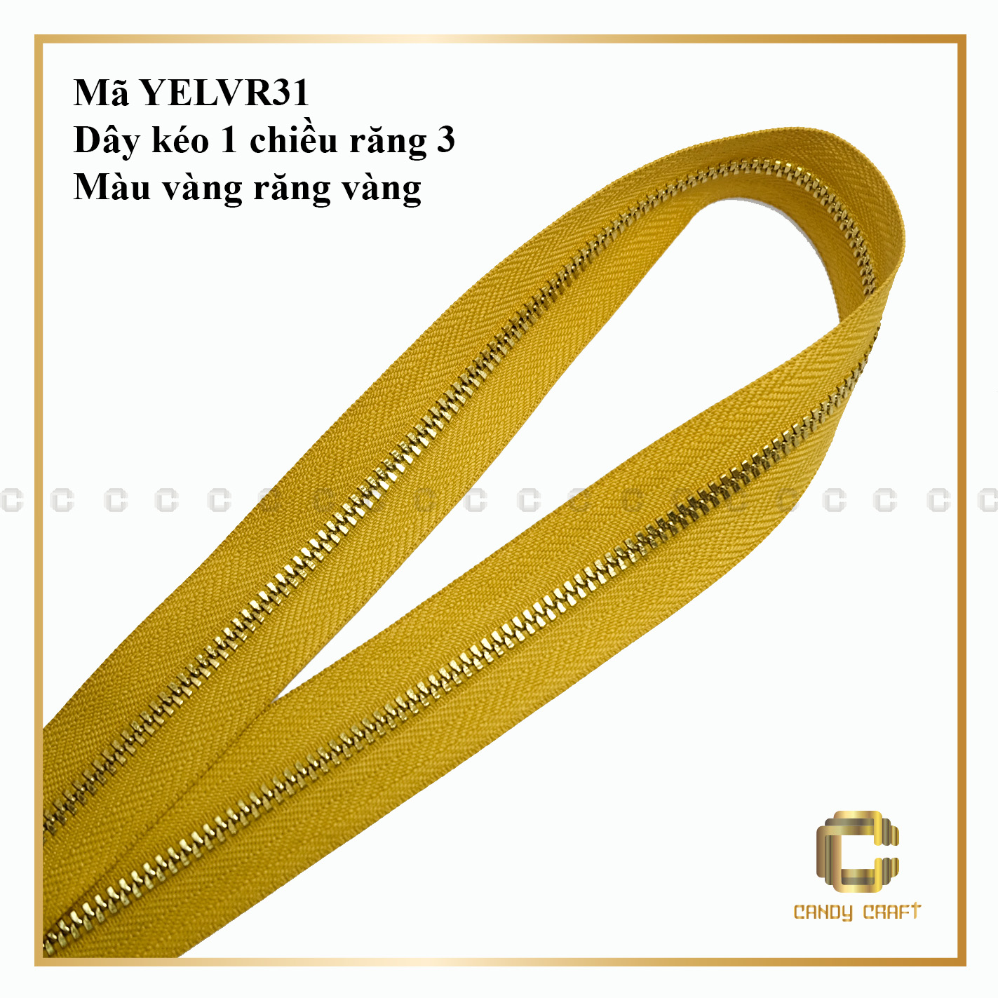 [HCM]Dây kéo 1 chiều răng 3 (không kèm đầu khóa) - phụ kiện làm túi xách