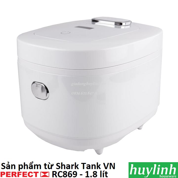 Nồi cơm điện tách đường perfect pf-rc869 - 1.8 lít - tặng máy đo đường huyết