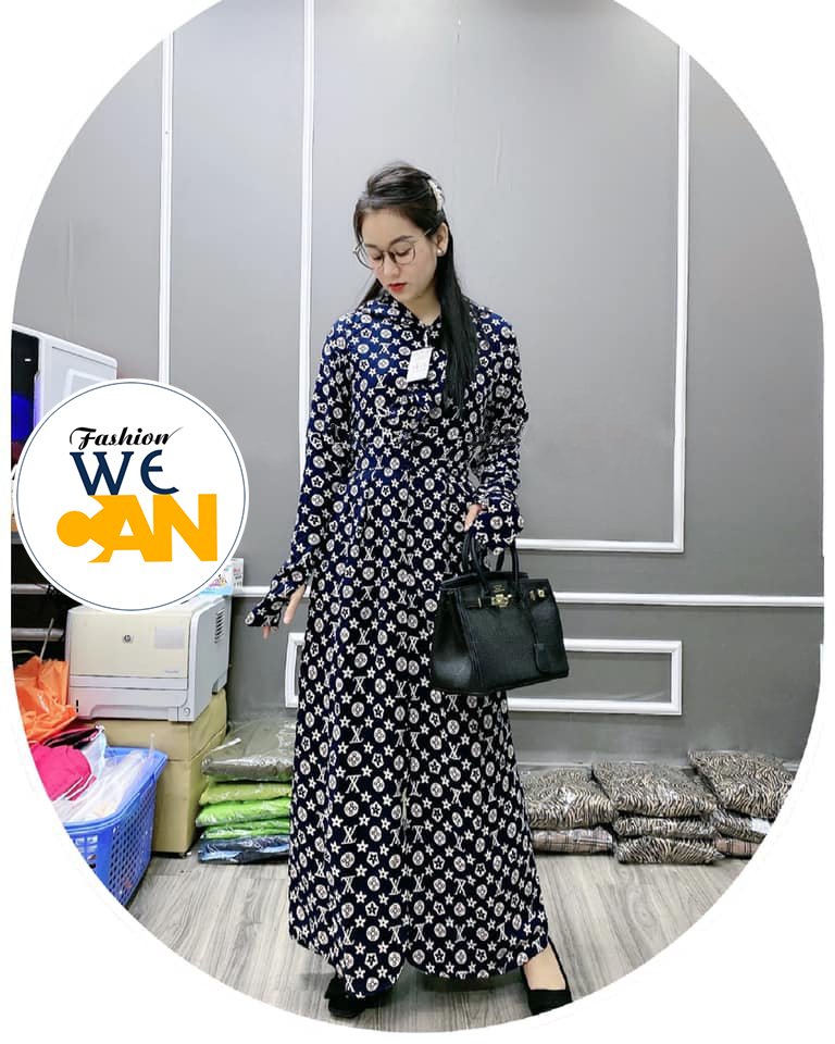 Áo chống nắng toàn thân 3 lớp vải lanh nhung Nhật chất xịn mềm êm nhẹ thoáng mát chùm kín chân