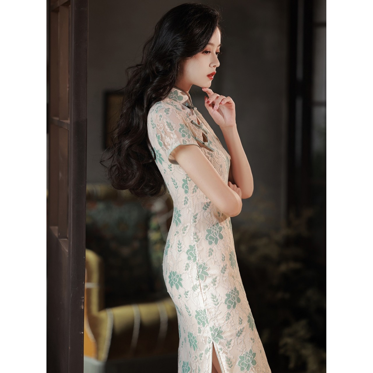 Đầm Sườn Xám Thượng Hải Siêu Xinh