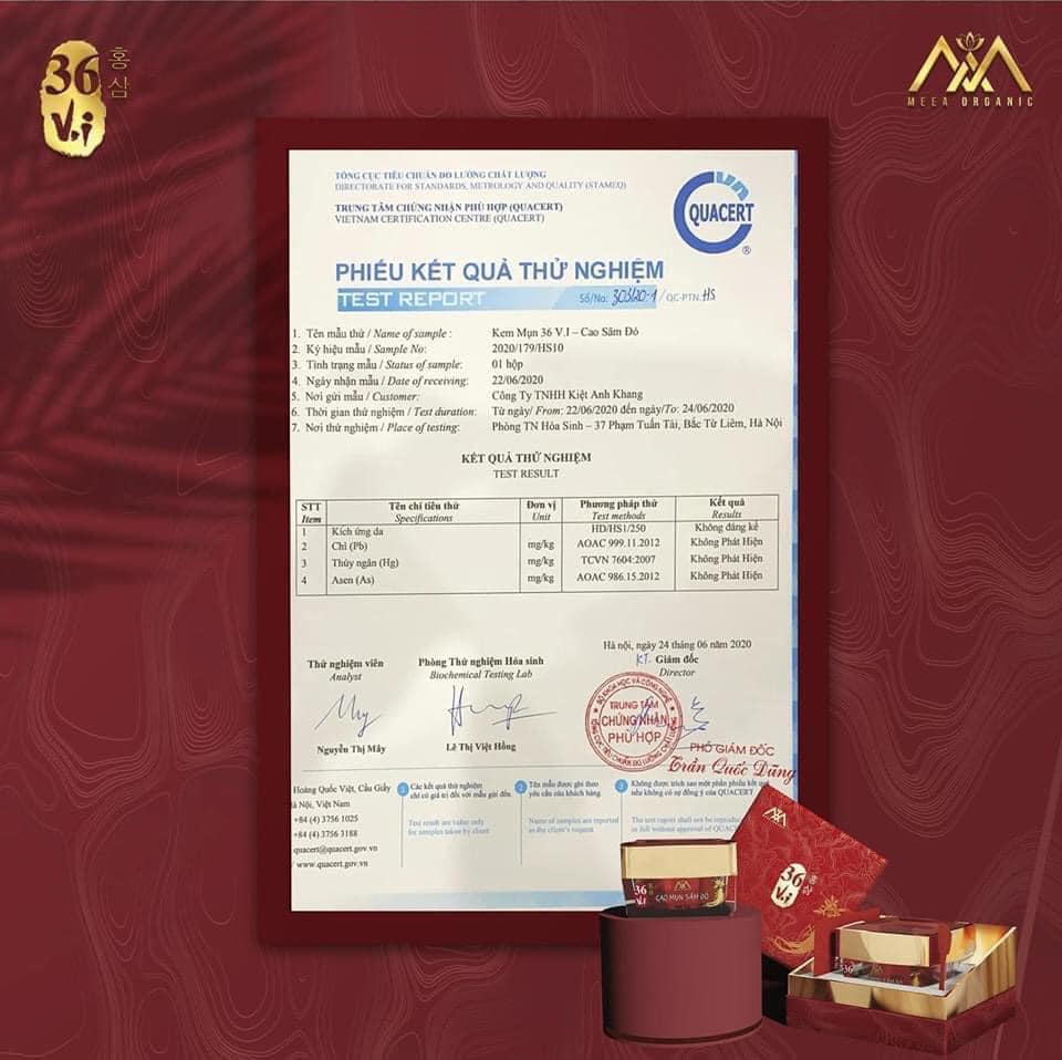 [ Chính Hãng 100% ] Cao Mụn Sâm Đỏ 36 Vị 15g