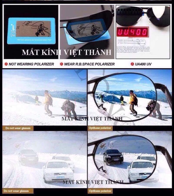 [HCM]Tấm test tròng kính phân cực polarized