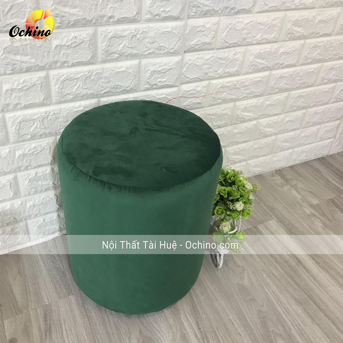 (FREE SHIP) Đôn Tròn Nhỏ Xinh, Ghế Tròn Trang Điểm, Đôn Tròn Sofa ( Cao 40, Đường Kính 30cm)