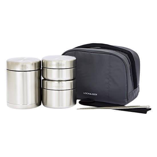 Bộ Hộp Cơm Giữ Nhiệt Lock&Lock LHC8016 (dung tích 1.150ml)