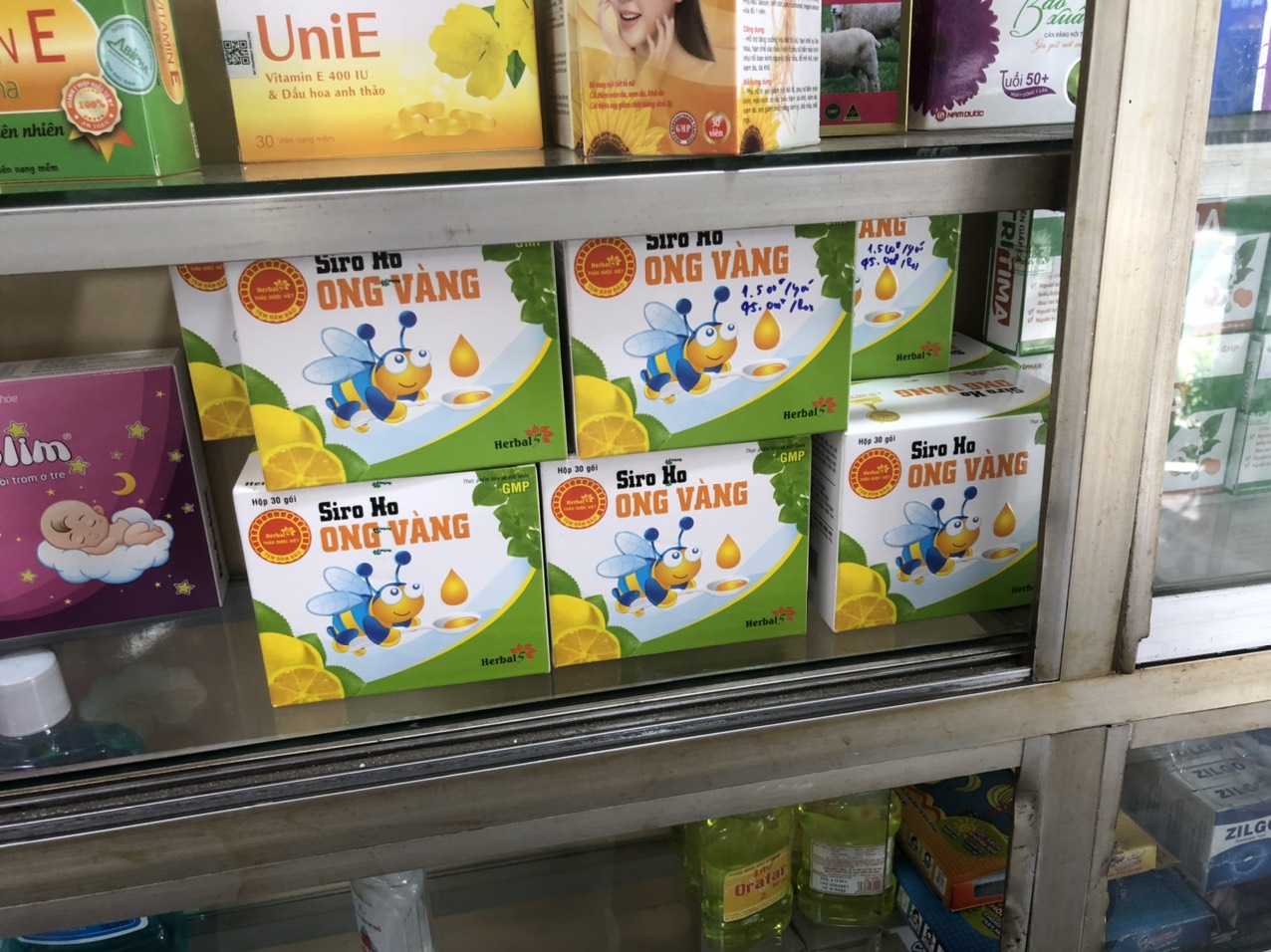 Siro ho Ong Vàng Plus (Hộp 30 gói x 5ml)