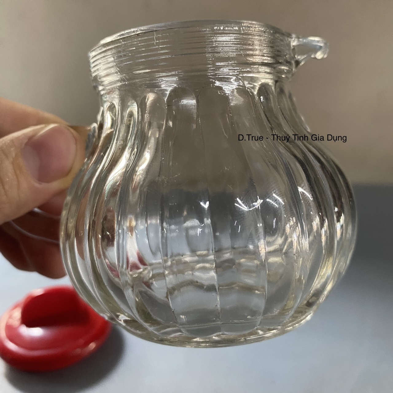 Bình Thủy Tinh Chiết Rót Nước Mắm/Nước Tương 200ML