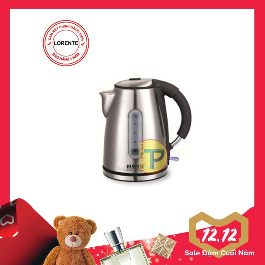 [HCM]Ấm điện siêu tốc cao cấp LORENTE LT-3010 1.7L (Bạc)