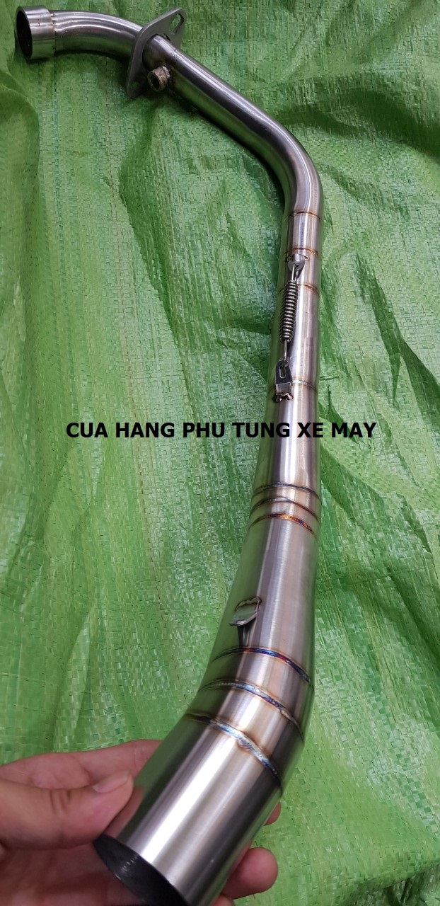 Cổ pô 2 khúc inox 304 gắn xe winner 150 - winner x - sonic 150 - gắn pô độ