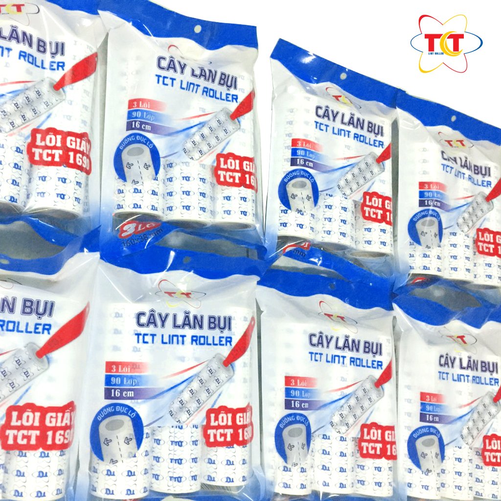 LÕI GIẤY LĂN BỤI TCT 1690 (gồm 3 lõi 16cm, 90 lớp)