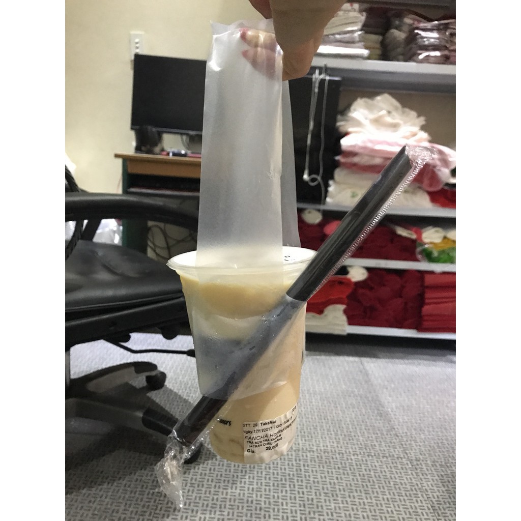 1 kg túi đựng trà sữa ,2 ly ,1 ly ,túi trong, đựng trà sữa - ngoc chau store