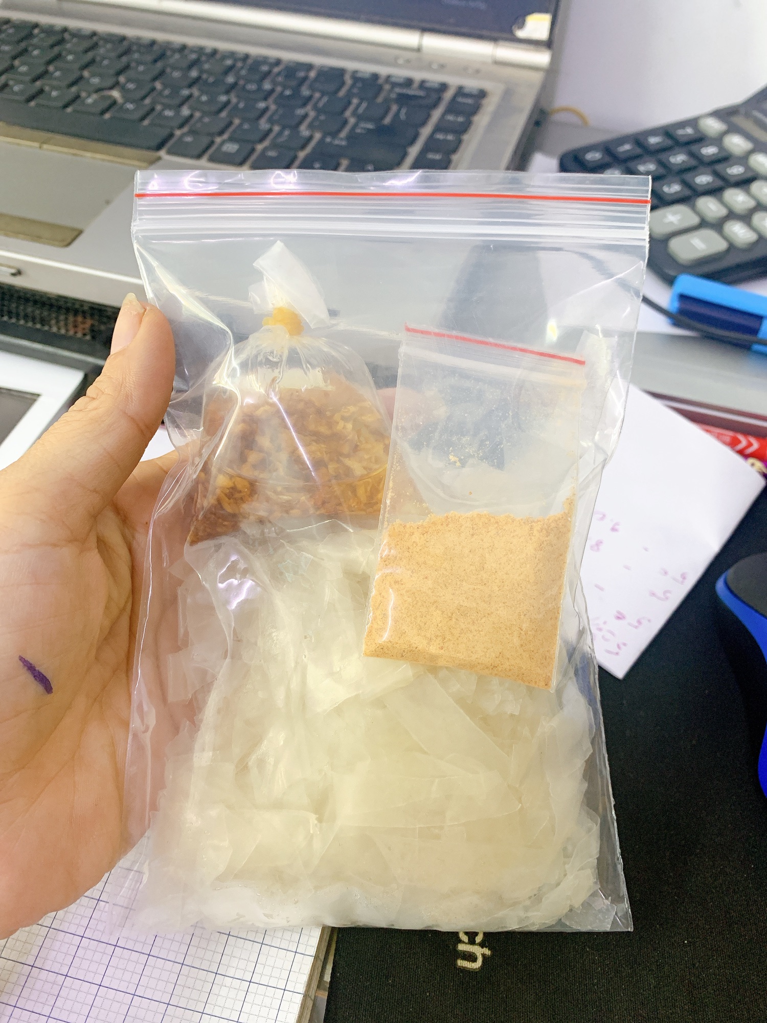 Combol 5b Bánh tráng tỏi phi dầu