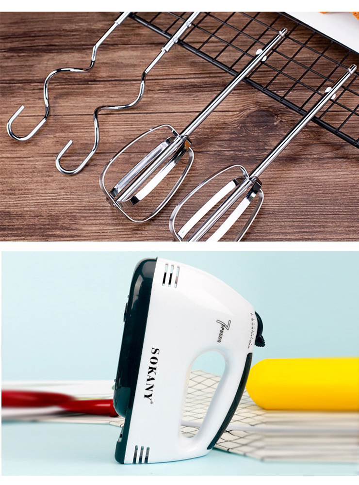Máy Đánh Trứng SOKANY 133 Cầm Tay 7 Tốc Độ 180w Tiện Dụng Cao Cấp