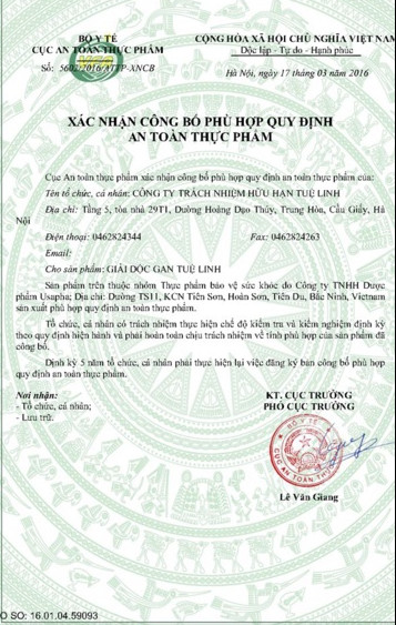 GIẢI ĐỘC GAN TUỆ LINH