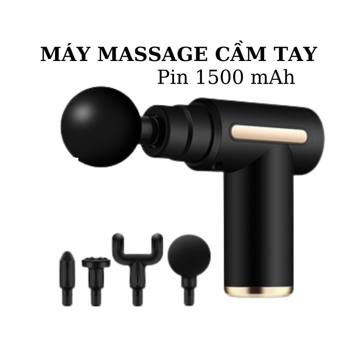 Máy mát xa cầm tay , massage cổ vai gáy 4 đầu 6 cấp độ chuyên sâu giảm đau cơ
