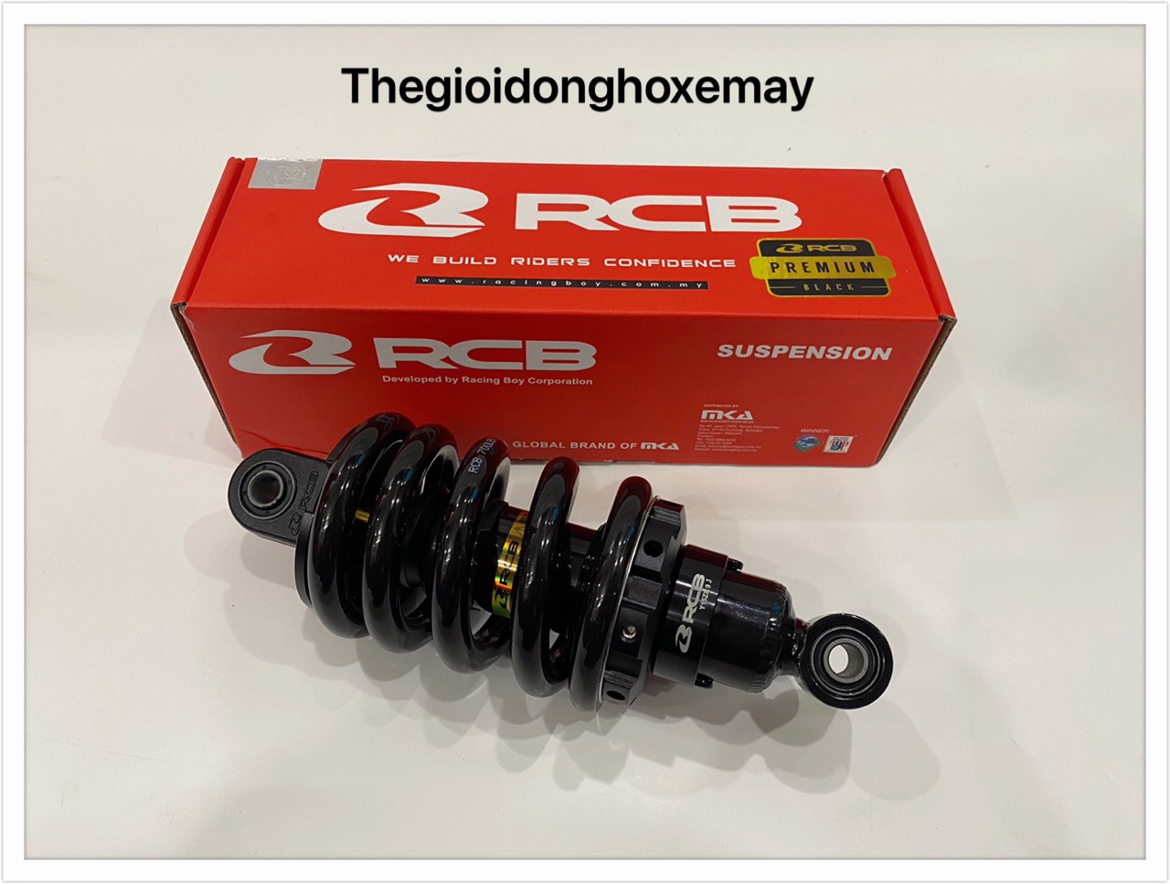 Phuộc RacingBoy Đen Ty Vàng Không Bình Dầu M2 Ex150