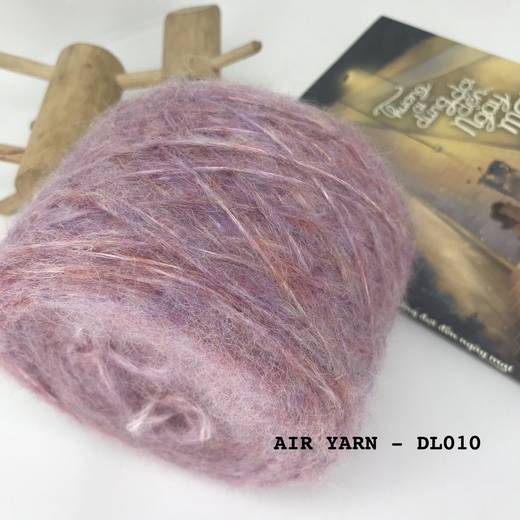 Air yarn , len không khí , siêu êm và mềm mượt , cuộn 100gr