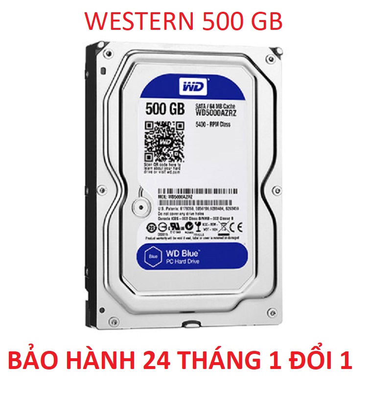 HDD 500GB cũ - BẢO HÀNH 3 THÁNG
