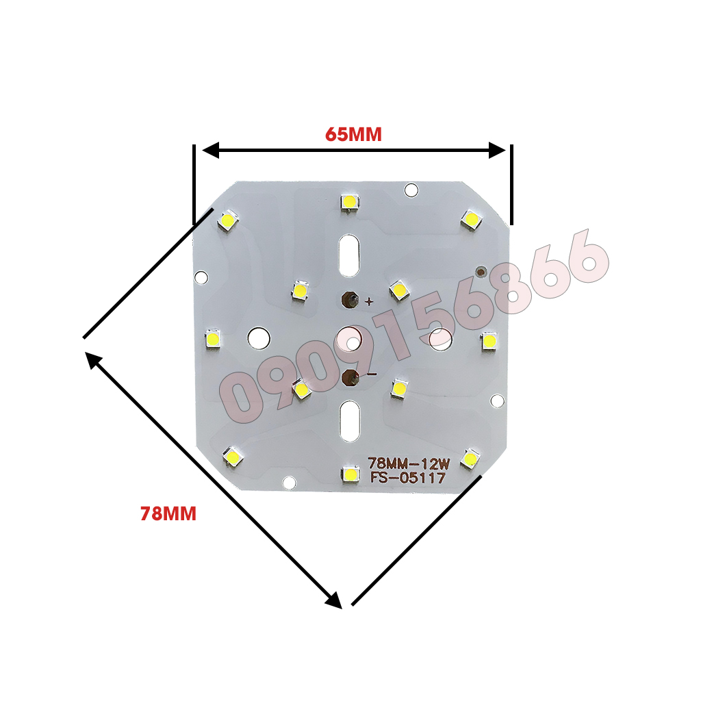 Vỉ led 12w dùng cho đèn rọi, đèn ấm trần