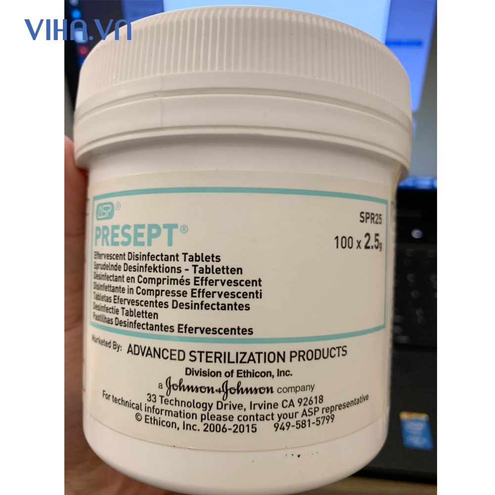Viên sát khuẩn Presept 2.5 gr