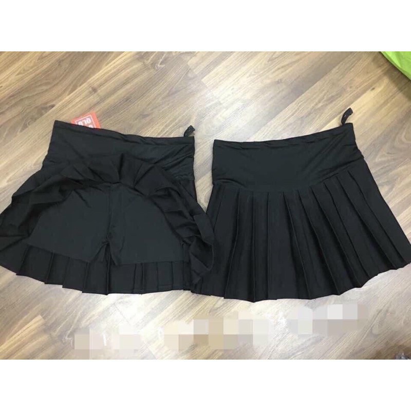 Chân váy bầu xếp ly hàng đẹp (có quần trong)