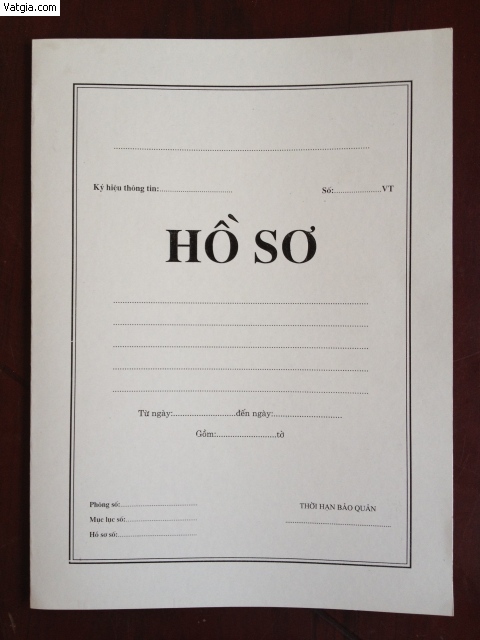 [HCM]Hồ sơ xin việc giấy dày đẹp 100gsm khổ F4 hai màu trắng-vàng1 xấp 100 cái