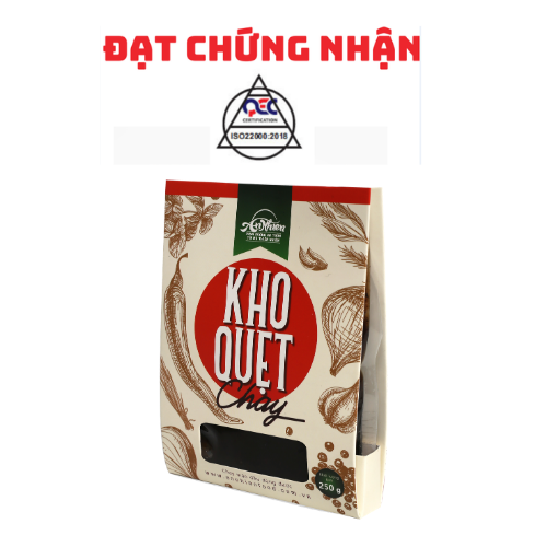 DINH DƯỠNG AN TOÀN, Kho Quẹt Chay An Nhiên 250g, Thực Phẩm Chay Dinh Dưỡng,Healthy