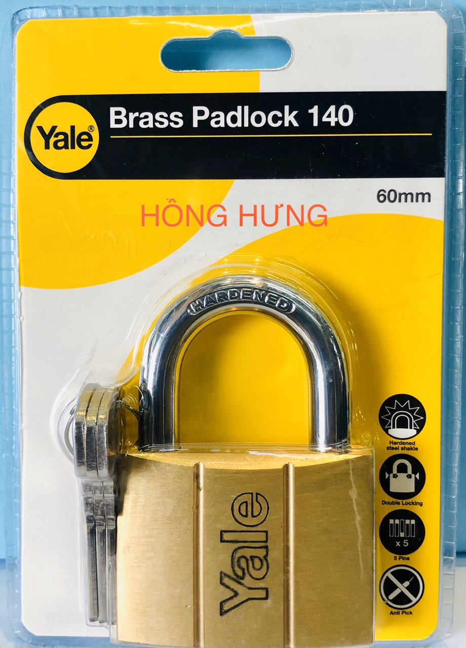 [HCM]KHÓA MÓC YALE V140.60MM THAU BẤM