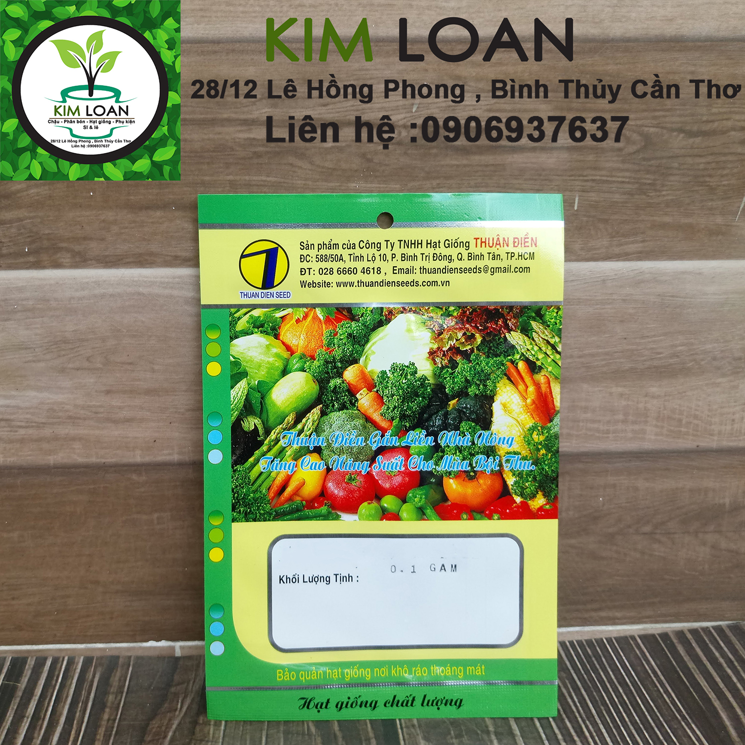 Hạt giống cà chua bi gói 0.1g