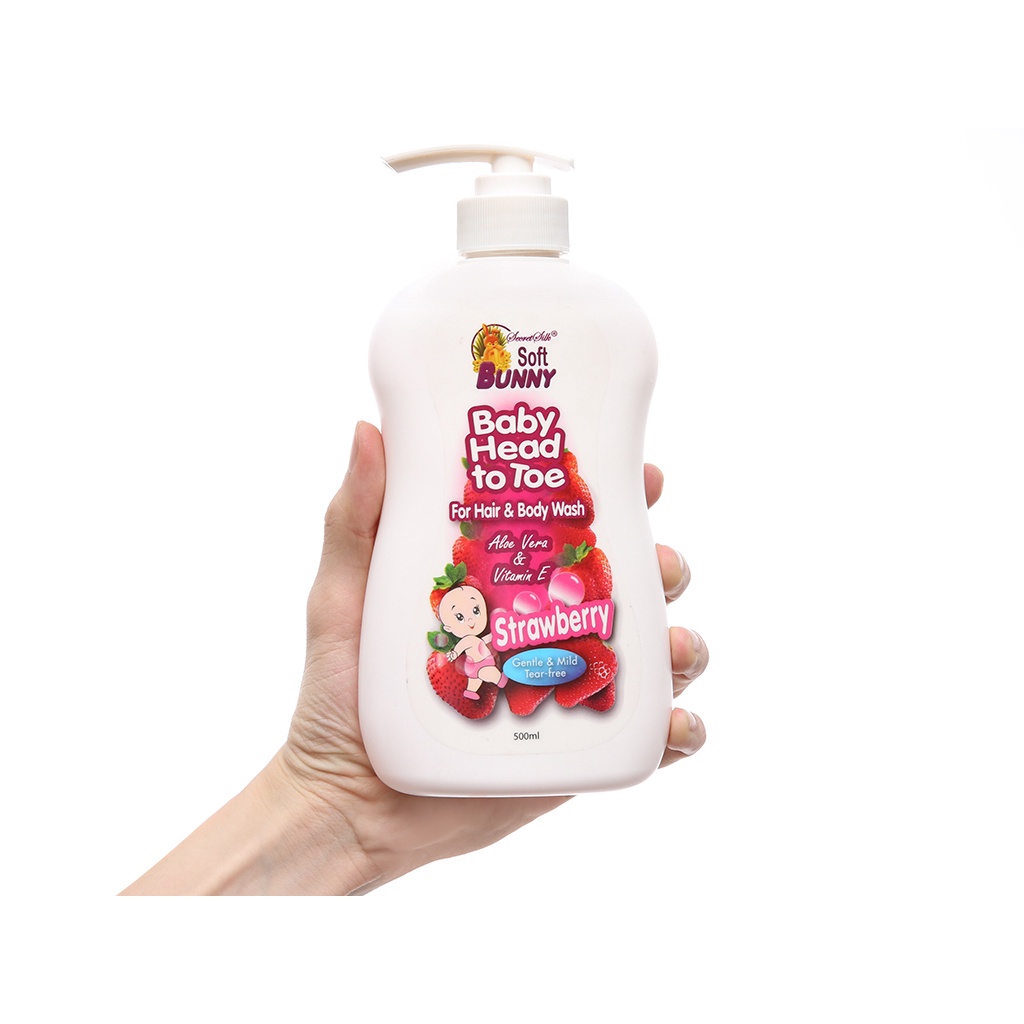 TẮM GỘI BUNNY STRABERRY 500ML