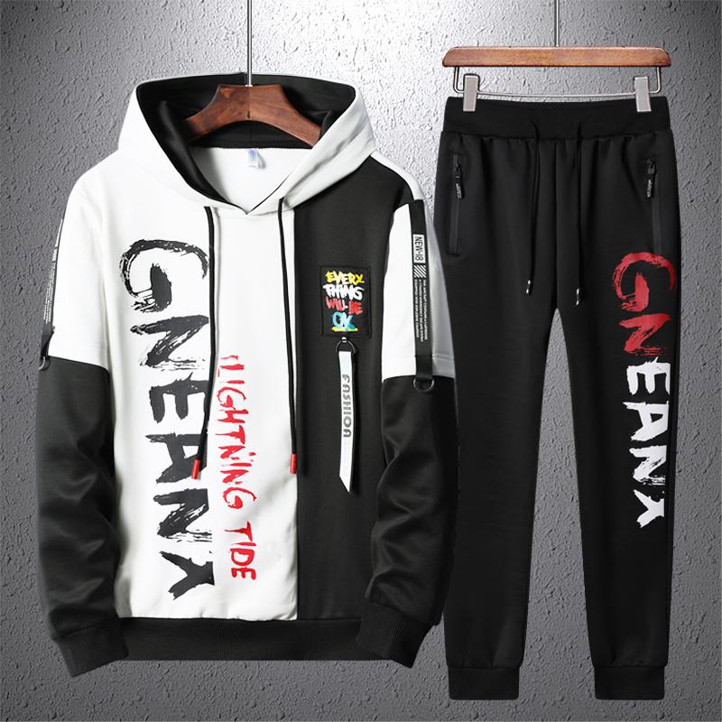 Bộ Đồ Nỉ Thu Đông Nam Áo Hoodies GNEANX Kết Hợp Quần Jogger Trẻ Trung Thời Trang 4MEN SET NAM 9000077