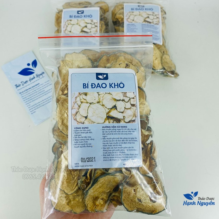 Bí đao sấy lạnh 100g, trà sâm bí đao thanh nhiệt, mát gan, giảm nóng trong, hỗ trợ giảm cân hiệu quả