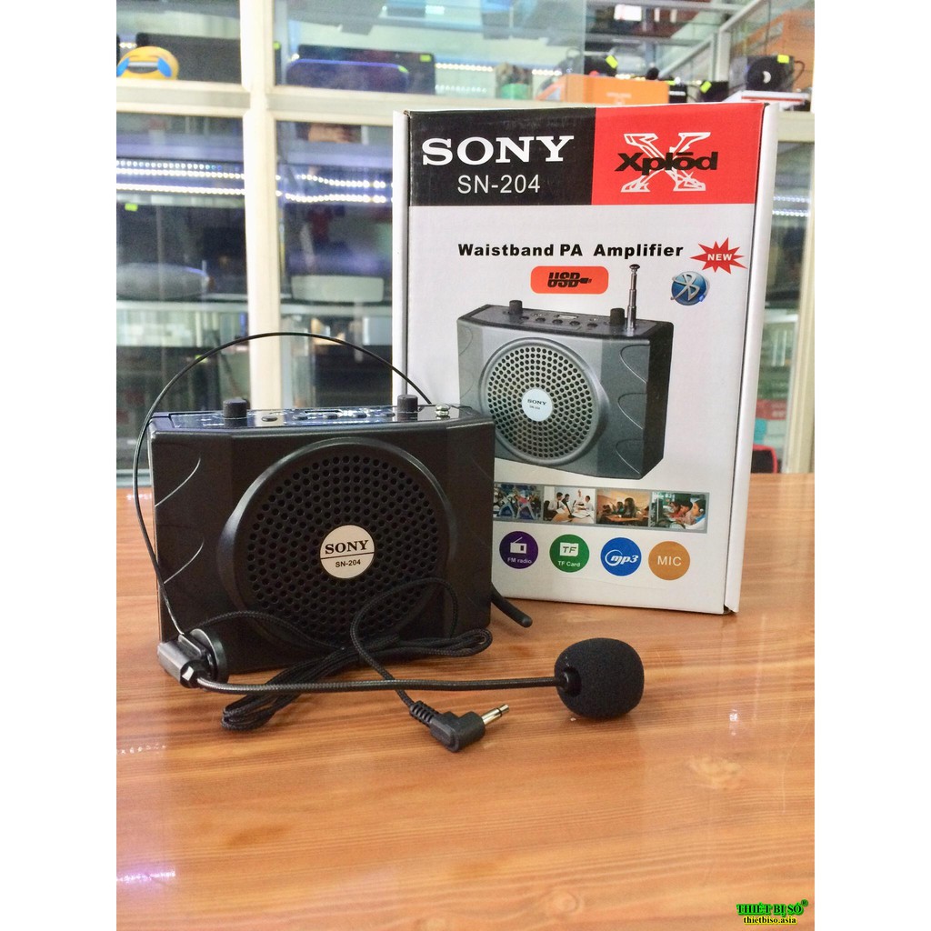 Loa trợ giảng Sony SN - 204 (usb, Fm, Mp3)