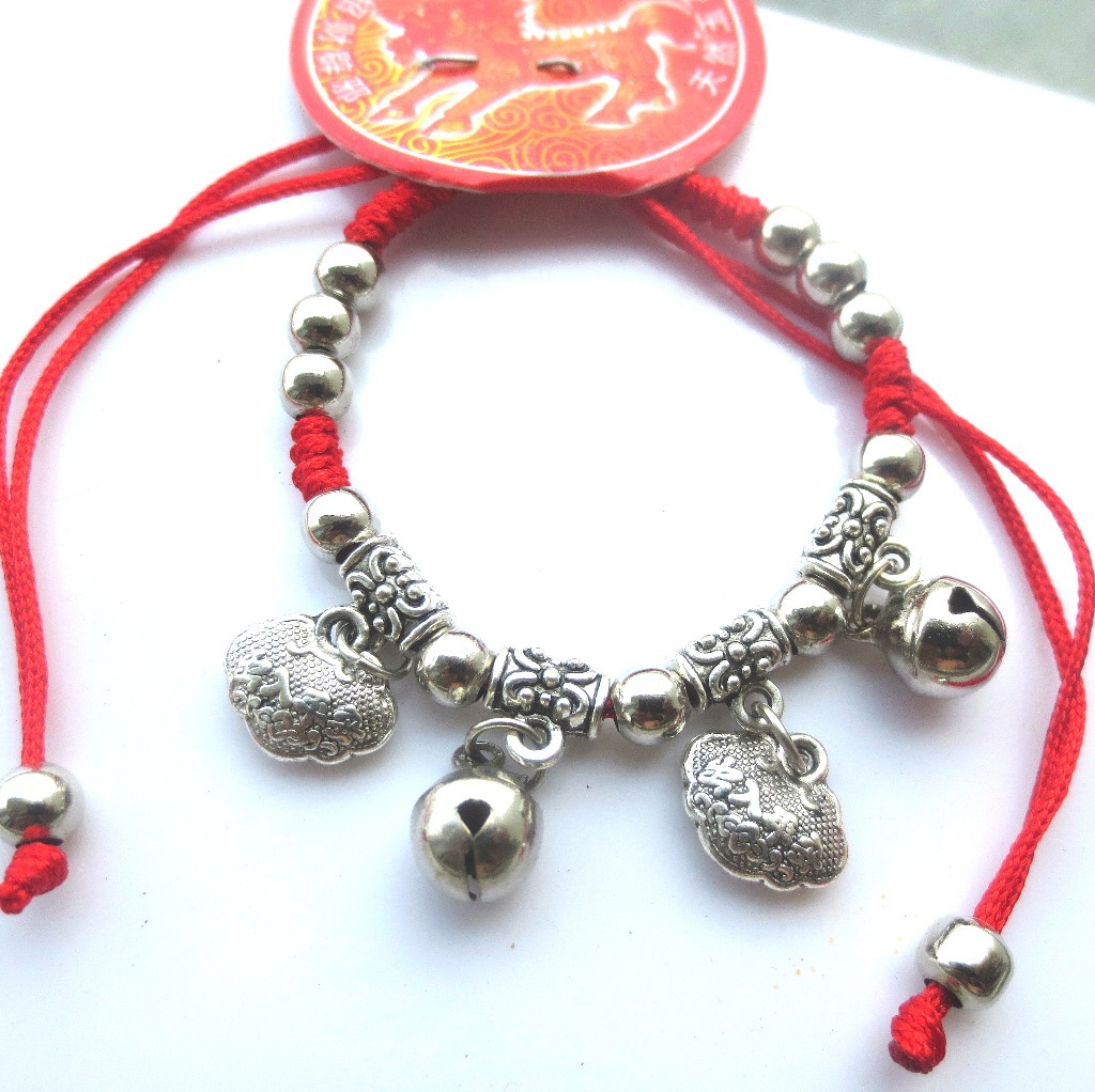 {50 mẫu} Lắc chân vòng chỉ đỏ vintage may mắn