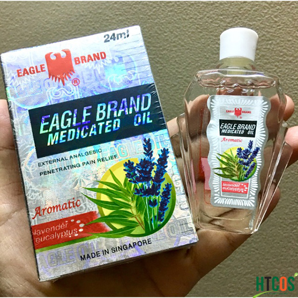 [HCM][Nội địa Mỹ] Dầu Gió Eagle Brand Medicated Oil Trắng (Con Ó) 24ml