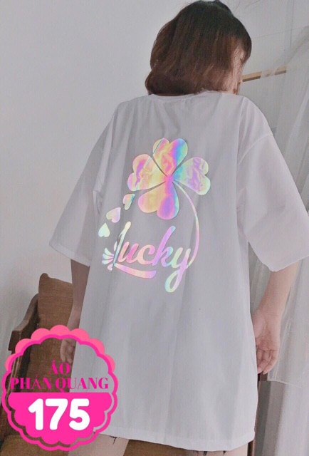 Áo phông phản quang hoa Lucky KTH0220