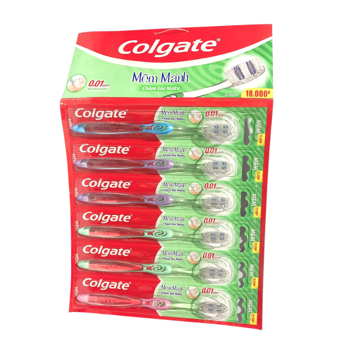Bàn chải đánh răng Colgate lông mềm mảnh chăm sóc nướu