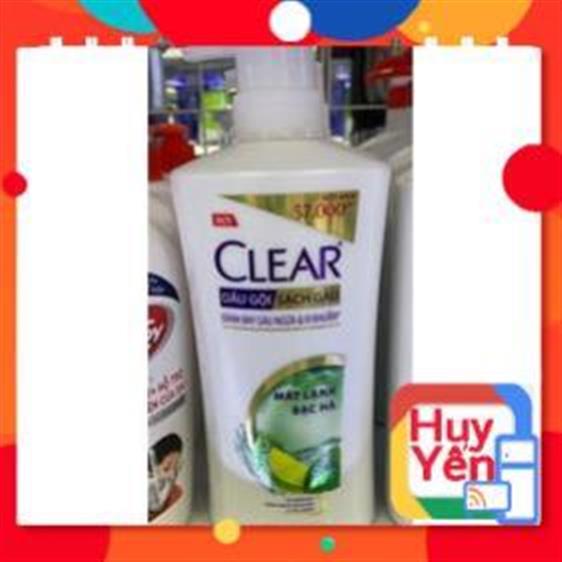 Dầu Gội Clear Mát Lạnh Bạc Hà Mẫu Mới (630g / Chai)