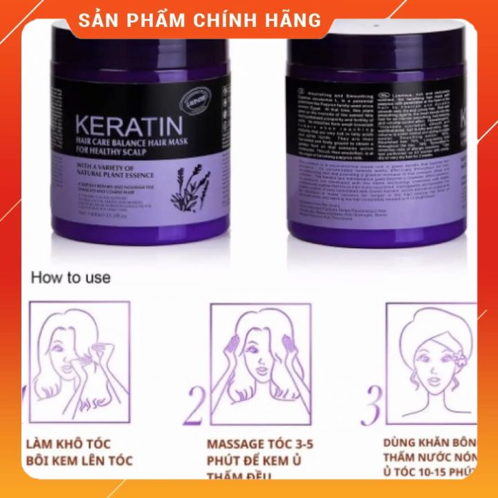 [Hàng chính hãng] DẦU Ủ TÓC , HẤP TÓC KERATIN 1000m 😊😊😊😊😊- phục hồi tóc cho tóc khỏe😉😉😉😉😉