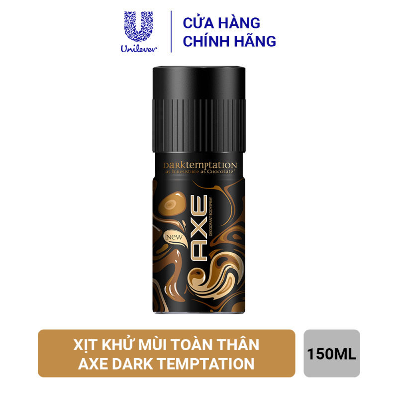 Xịt khử mùi toàn thân Axe Dark Temptation (150ml)