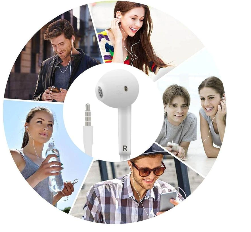 Tai Nghe SamSung Có Dây Nhét Tai Galaxy S7 Zin Âm Thanh Sống Động Bass Mạnh Màu Trắng Kèm Micro 4 Núm