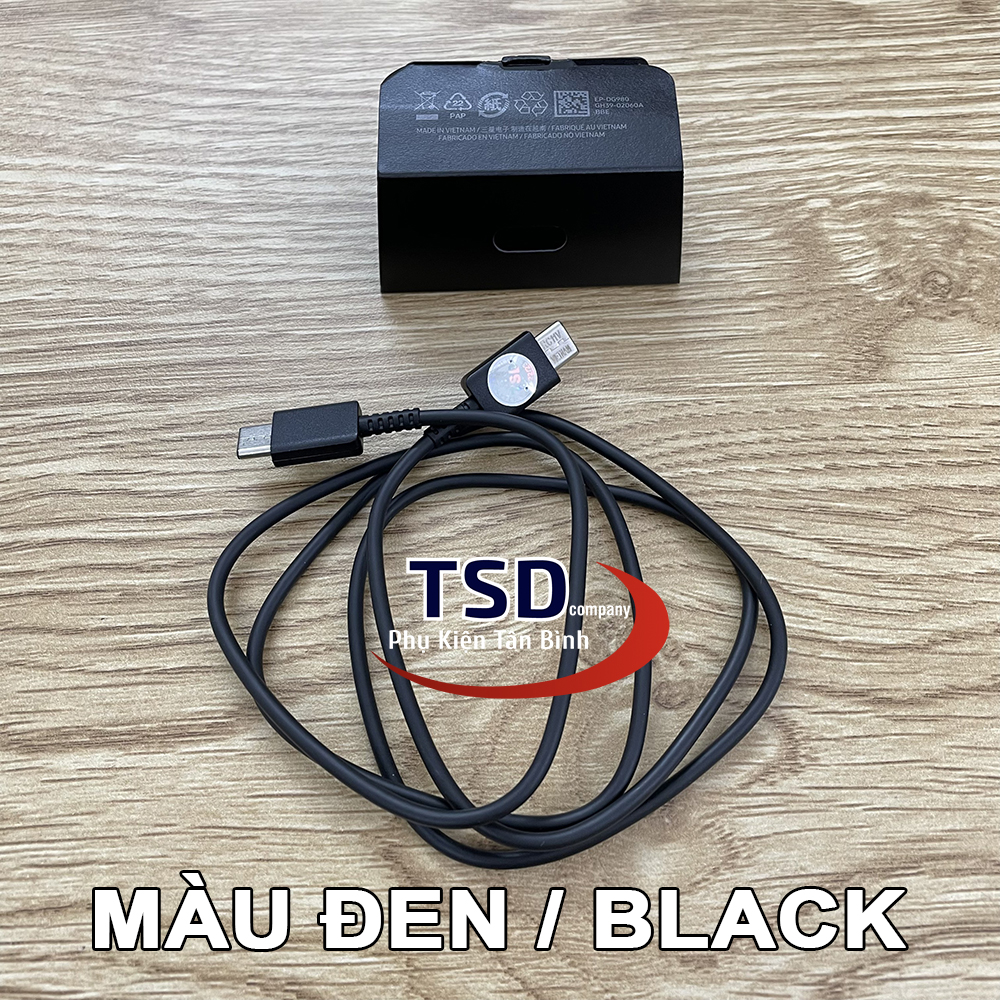 Genuine Samsung Type C to Type C PD 25W Fast Charging Cable for Note 10, Note 10 Plus