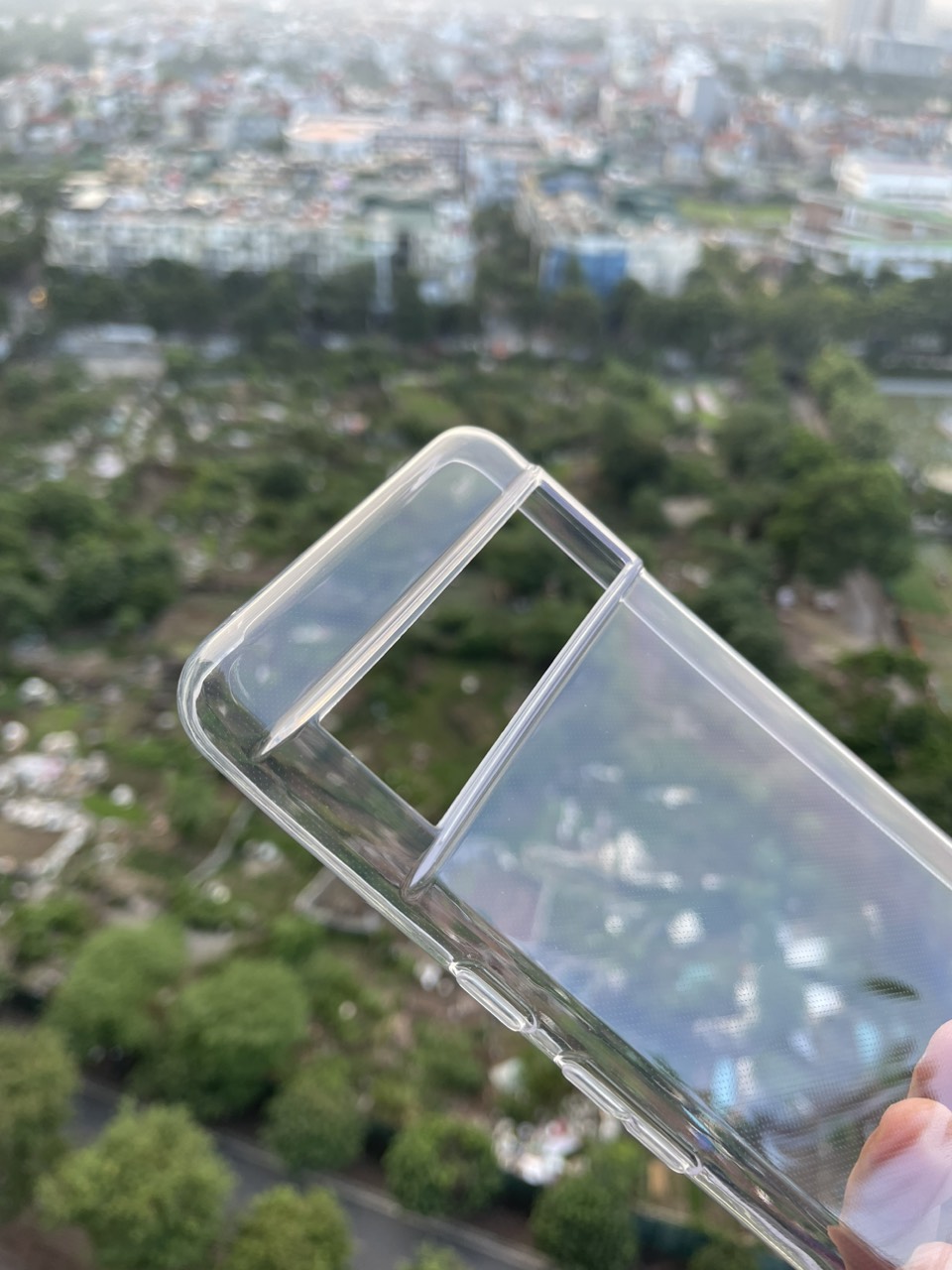 Ốp Silicon Google Pixel 8 , Pixel 8 Pro hãng GOR có gờ bảo vệ camera ,trong suốt