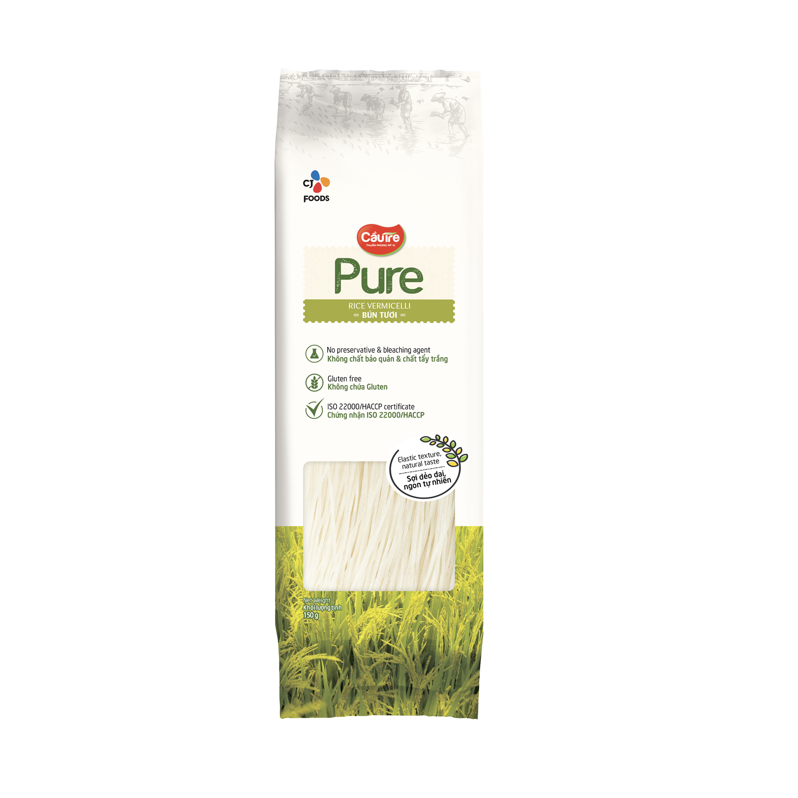 Bún tươi Cầu Tre Pure gói 300g