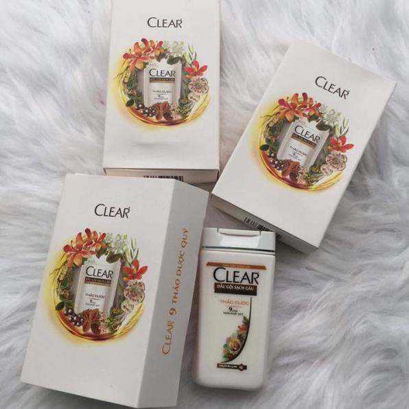 Combo 2 chai Dầu Gội Clear Thảo dược - 50gr