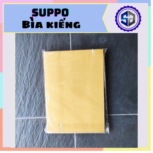 Giấy Decal da bò A4 và Decal đế trắng bám dính tốt ( xấp 100 tờ )