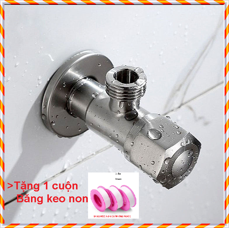 VAN KHÓA NƯỚC T BỒN CẦU VỆ SINH VÒI RỬA CHÉN LAVABO TẶNG 1 CUỘN BĂNG ...