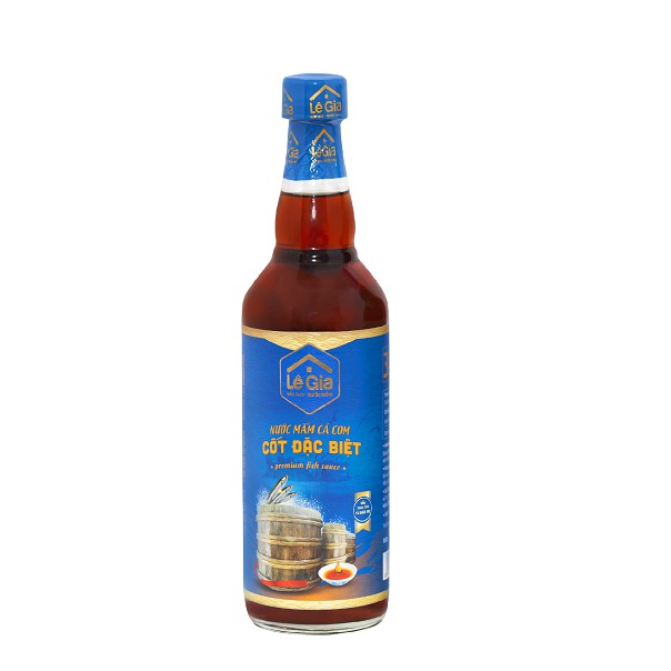 Nước mắm cốt đặc biệt lê gia 525ml - leaf organic hcm