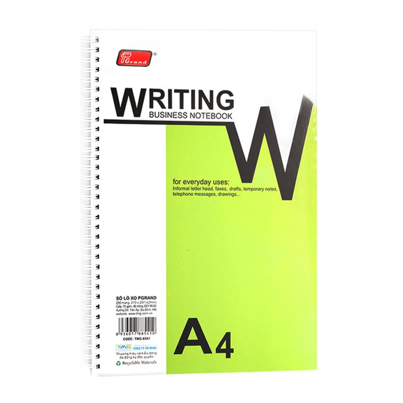 Sổ lò xo Pgrand Writing A4