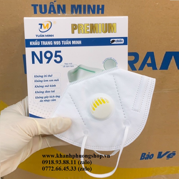 Khẩu trang n95 có van - khẩu trang n95